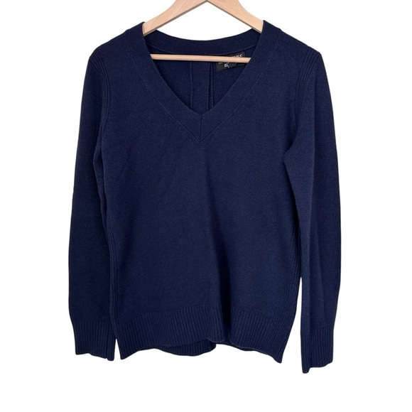 Banana Republic Women's Navy Button Back Sweater - Picture 1 of 10